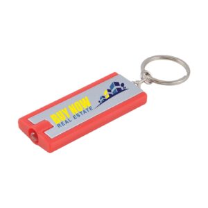 Rectangular Flashlight Keytag